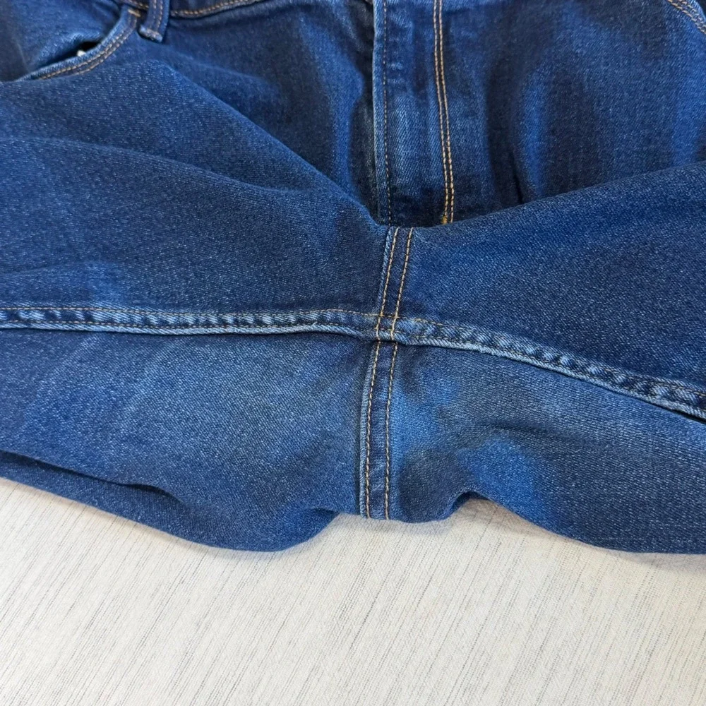 Old Navy Women 18 Blue Wow Boot-Cut Mid-Rise Dark Wash Stretch Denim Jeans